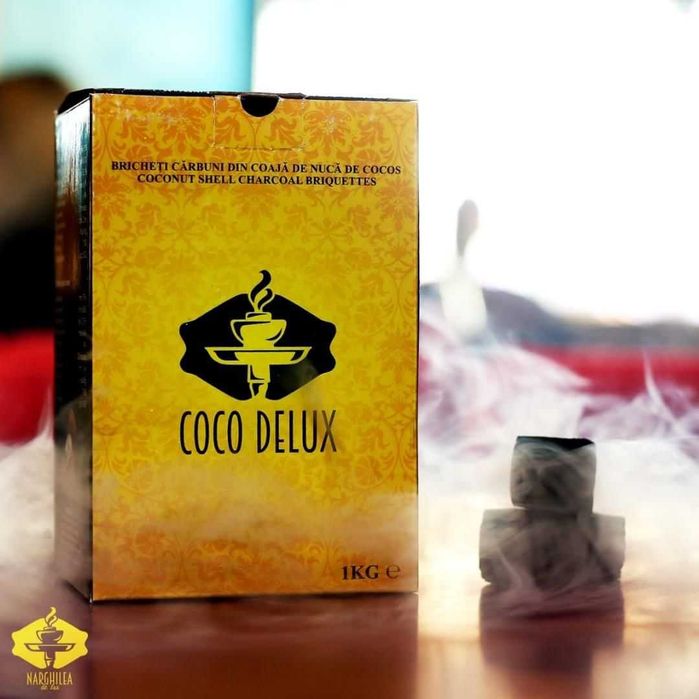 Carbuni din nuca de cocos Coco Delux- 1kg, 10buc/bax