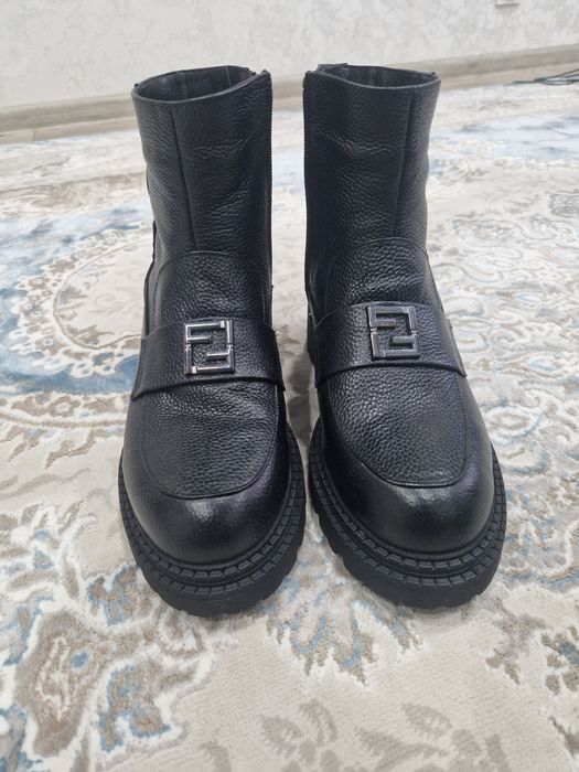 Зимние сапоги натуральная кожа