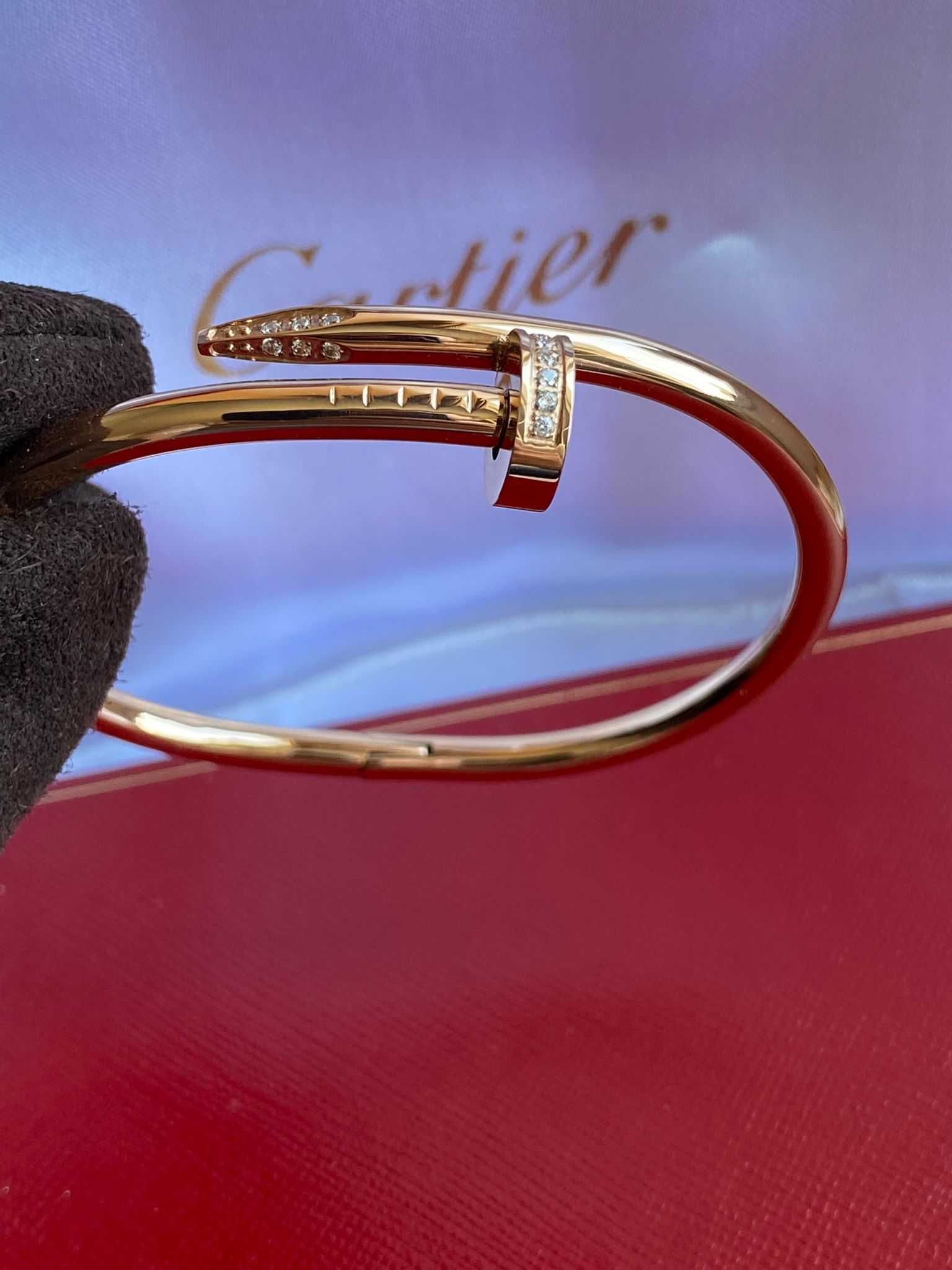 Cartier Juste un Clou Bracelet 16 Rose Gold 750 Diamonds