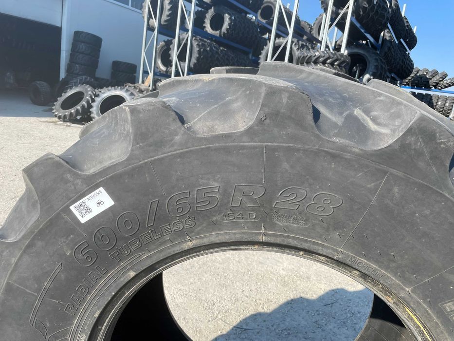 MICHELIN 600/65r28 cauciuc second hand cu GARANTIE case fata