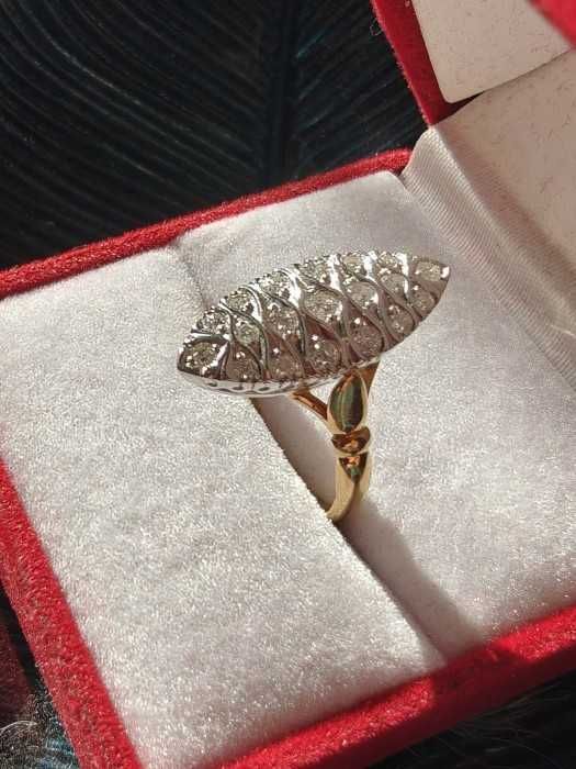 Inel aur 18k diamante certificat