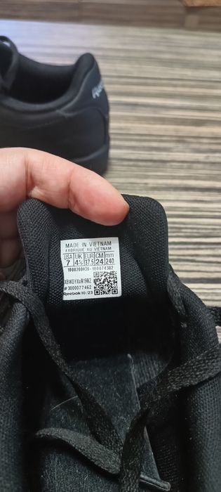 Маратонки Reebok, черни,размер 37,5