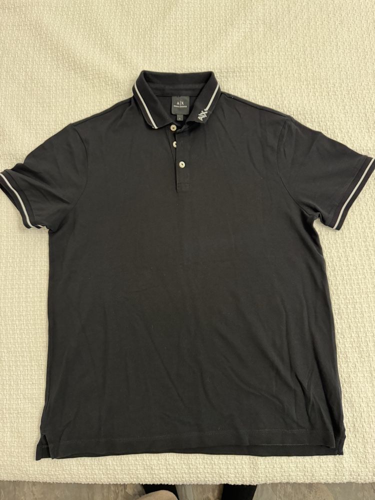 Мъжки тениски с яка Boss, Armani Exchange