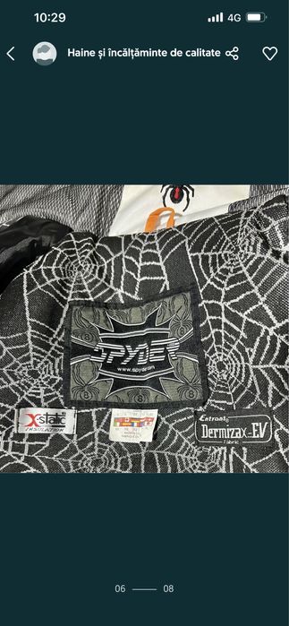 Geaca de schi Spyder XTL 10.000 impermeabila caldusroasa si confortabi