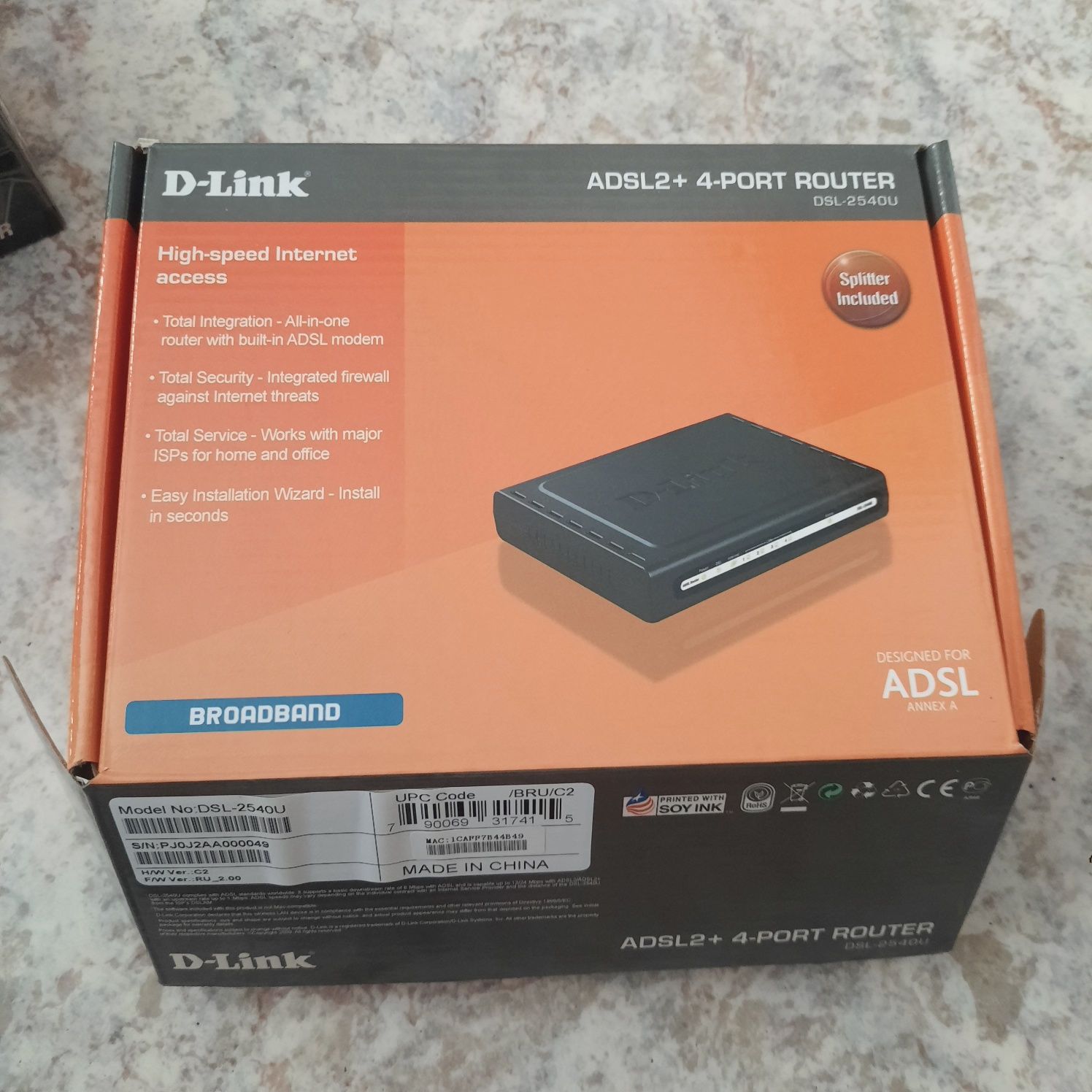 Модем D-Link ADSL2+