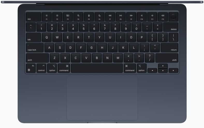 Лаптоп Apple MacBook Air 13", M2, 8 CPU ядра, 8 GPU ядра, 16GB RAM