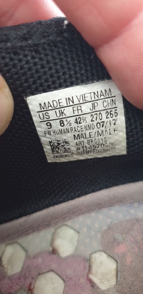 Supreme X Pharell Williams Human Race Adidas  42 2/3/26.5см ОРИГИНАЛ!