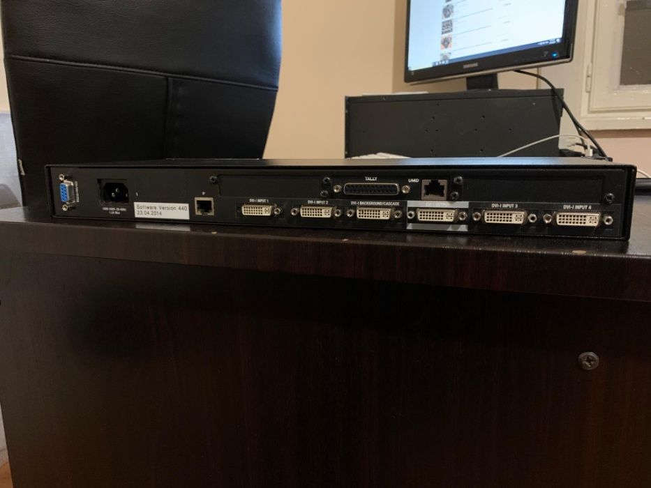 TvOne C2-6104A CORIO2 4-Window DVI-U Multiviewer blackmagic aja