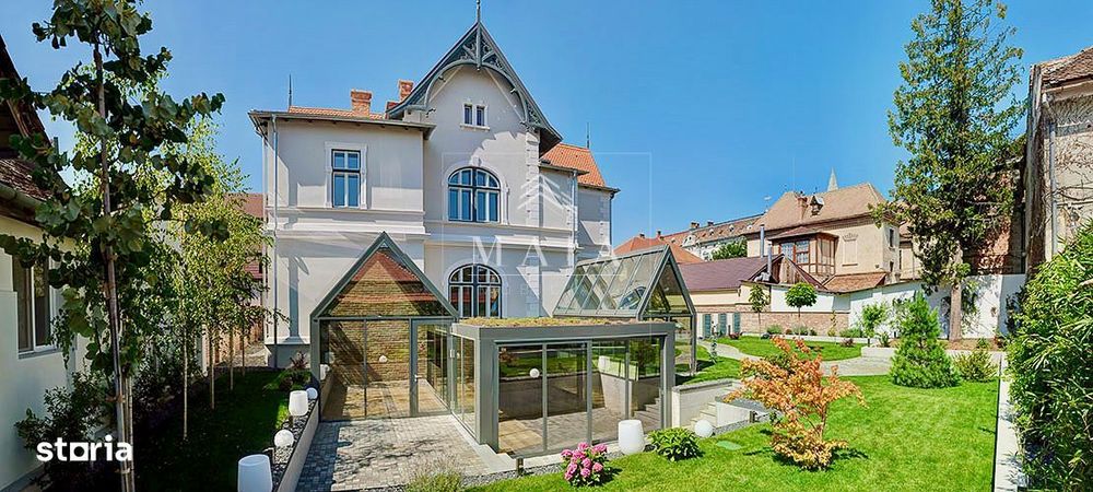 Comision 0% Vila Art Nouveau restaurată in centrul istoric al Sibiului