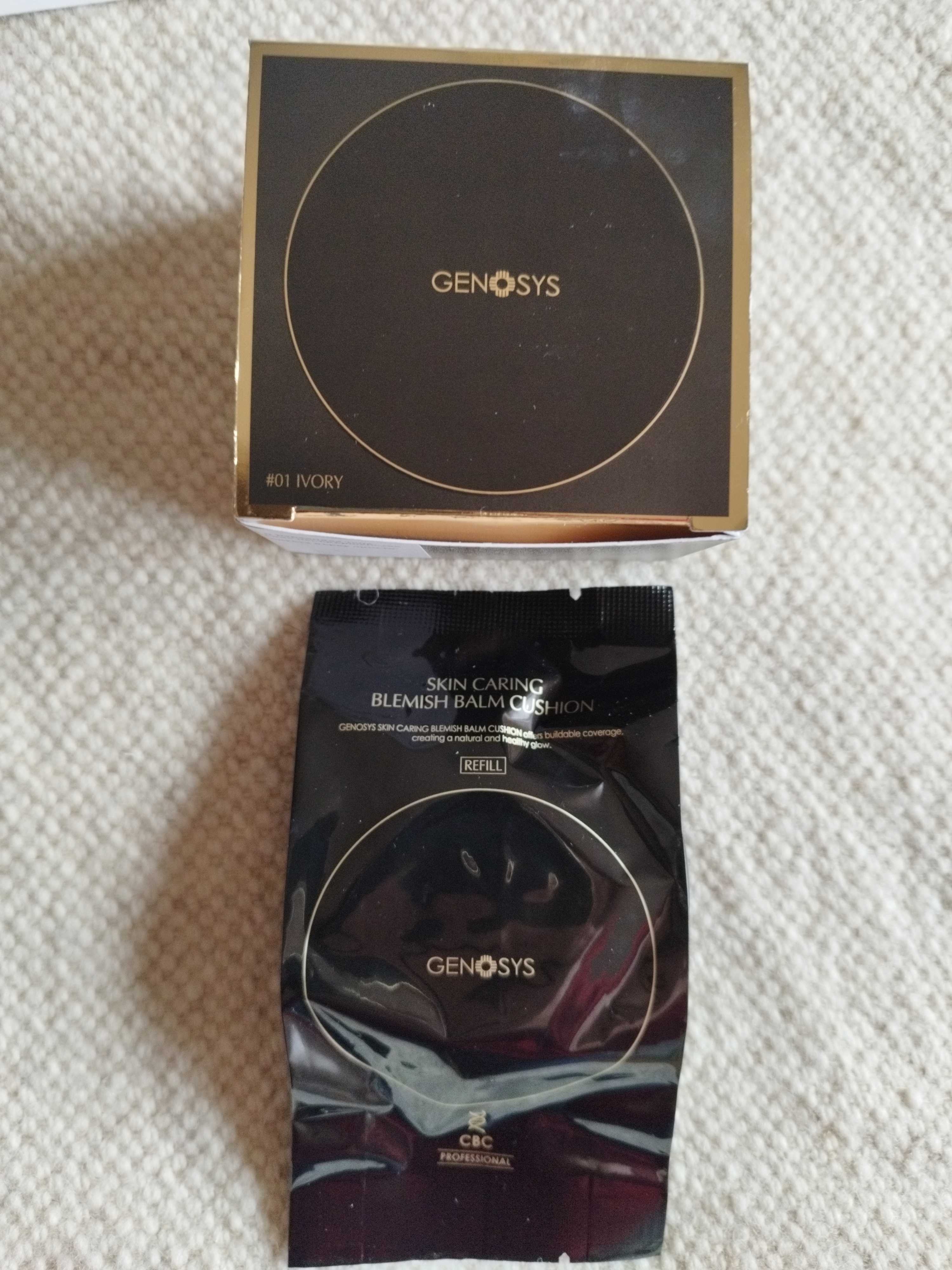 Genosys BB cushion фон дьо тен цвят ivory палитри сенки за очи