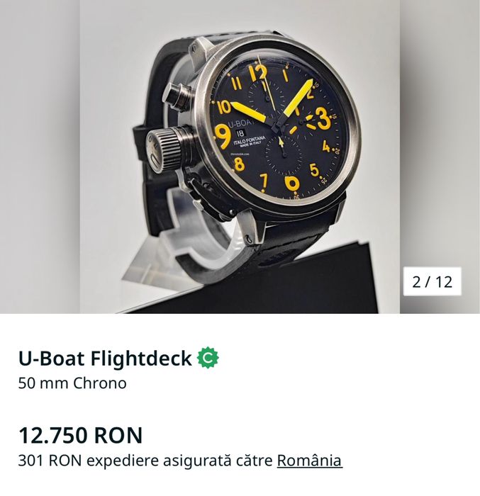 U-Boat Flightdeck 43mm