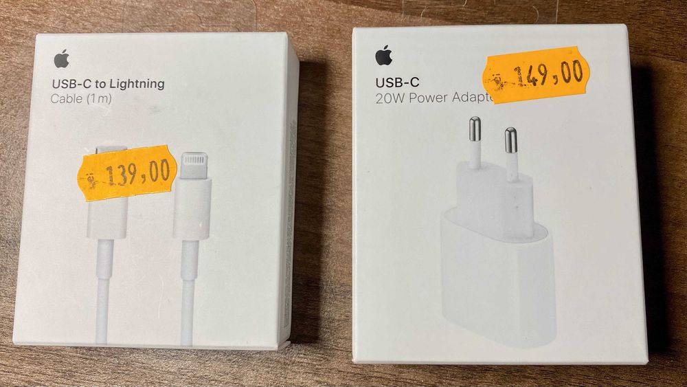 Incarcator RAPID APPLE 20W si cablu USB-C Lightning 1m (In cutie)