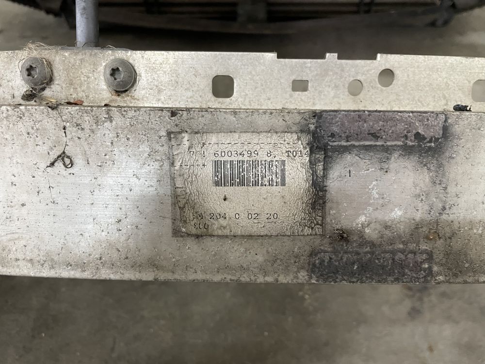Trager complet radiatoare Mercedes W204 c class armatura panou frontal