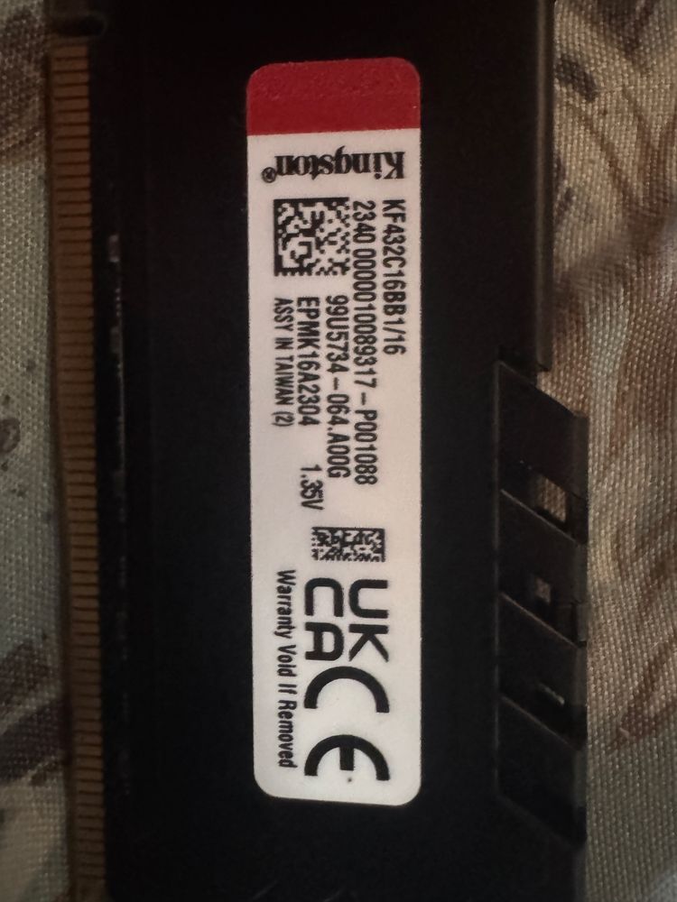 Озу Kingston KF432C16BB1/16 16 Гб