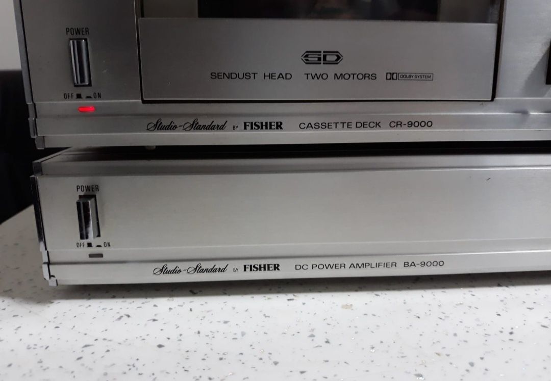 Amplificator și casetofon deck Fisher 9000