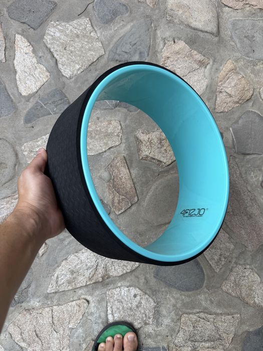 Roata de yoga Dharma 4FIZJO, Diametru 32.5 cm, Strat antiderapant