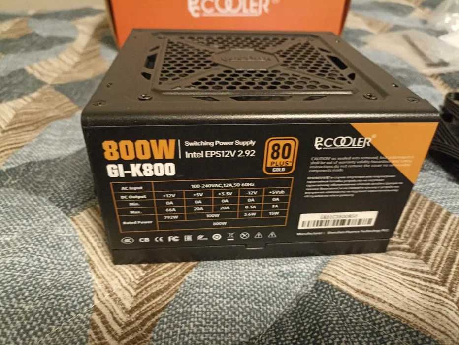 Блок Питания 800W 80+ Gold