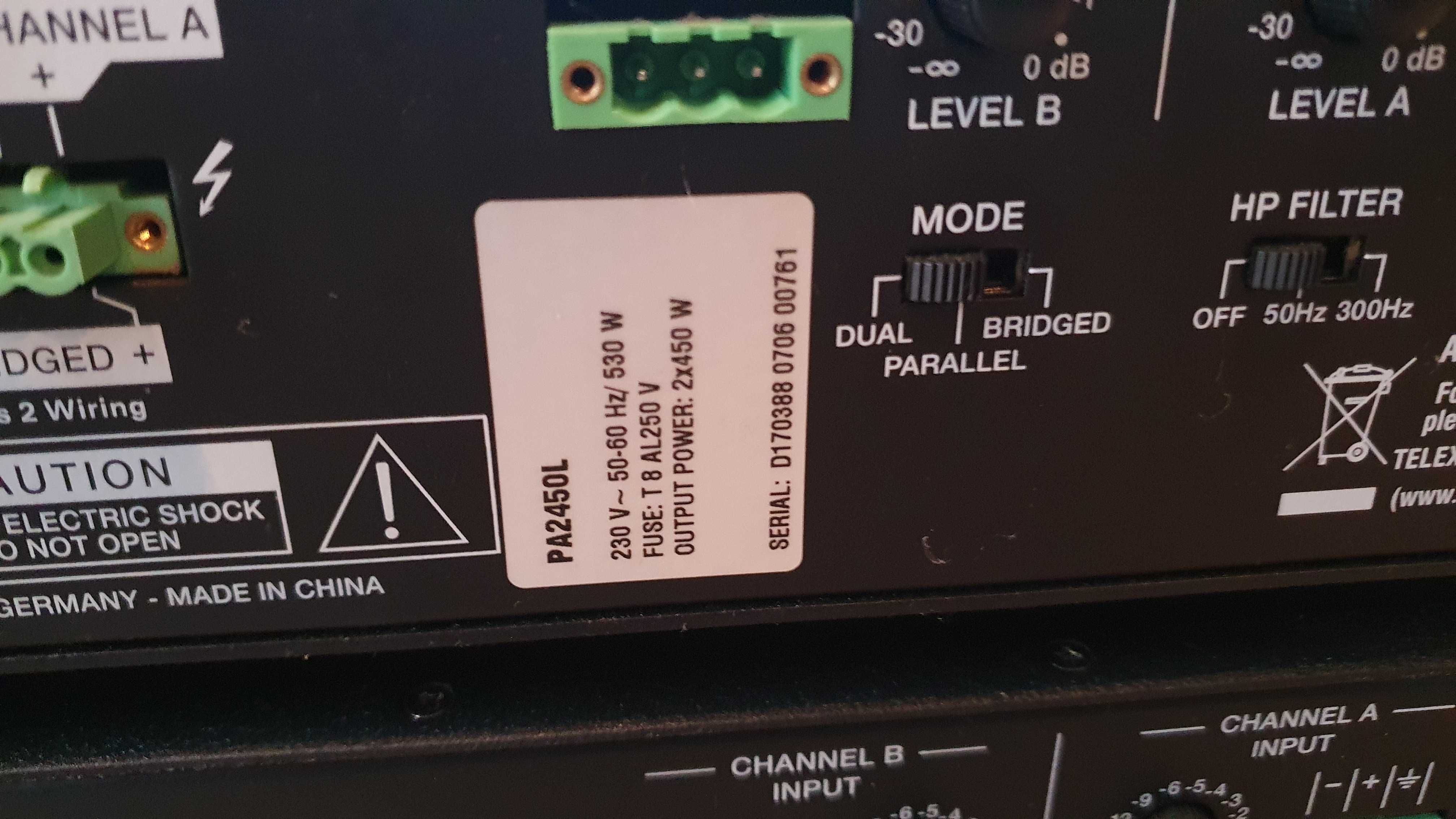Finali Electro Voice PA2450L (2 buc) (amplificator,putere)