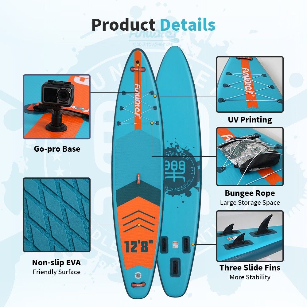 SUP 385 cm наличен Падъл борд Paddle board FUNWATER
