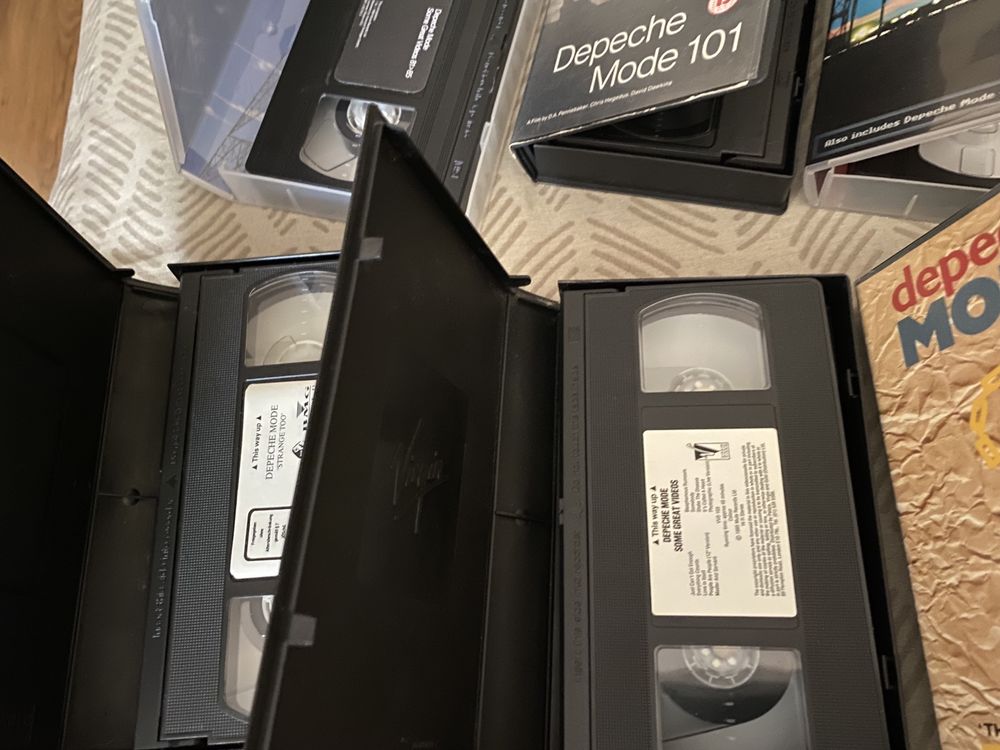 VHS касети Depeche Mode HiFi . Видео Касети.