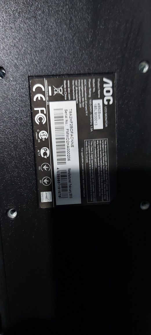 Monitor Aoc 185LM00013