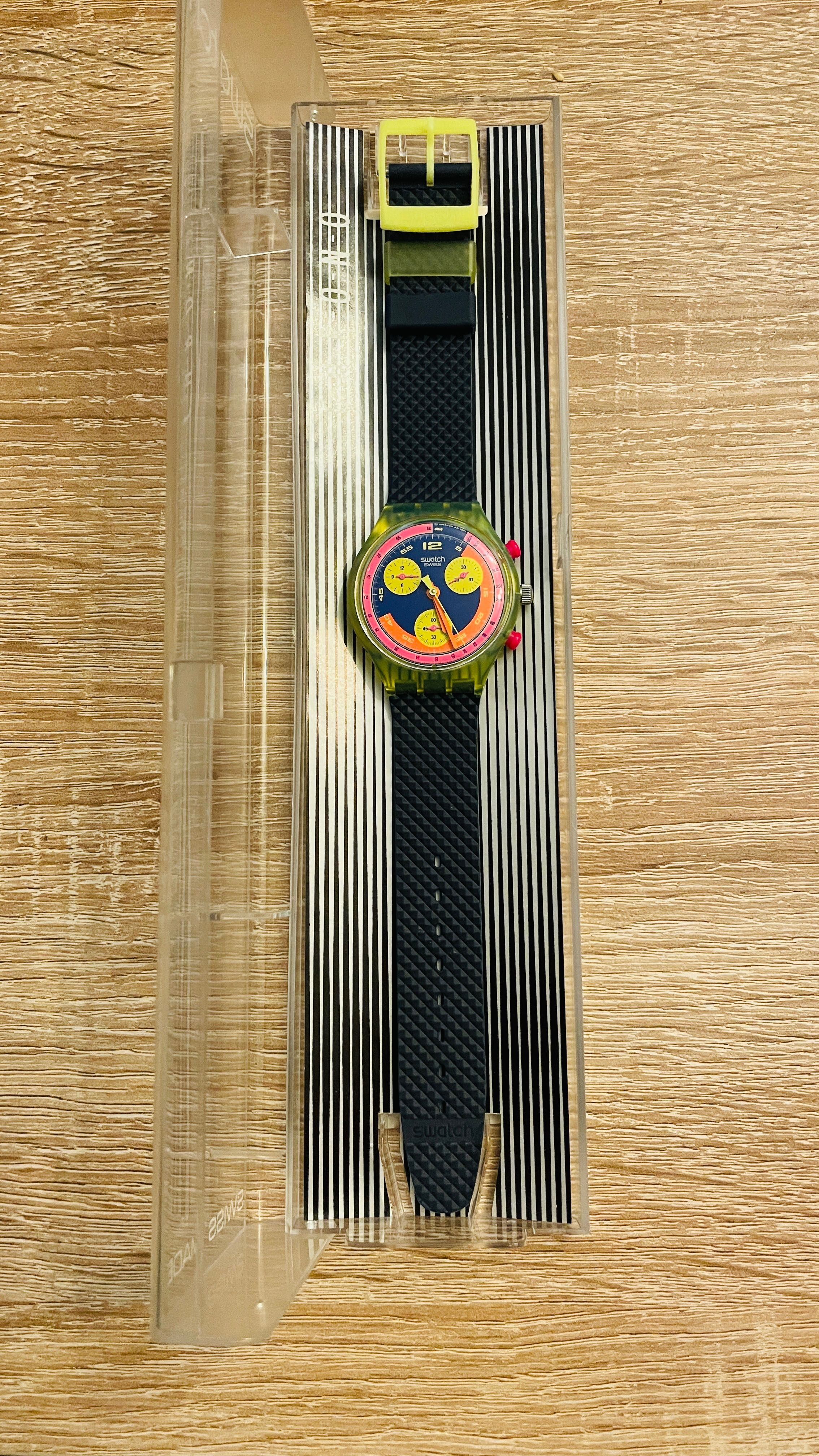 Swatch Grand Prix SCJ101 NOU 1991 de colectie foarte RAR ceas de mana