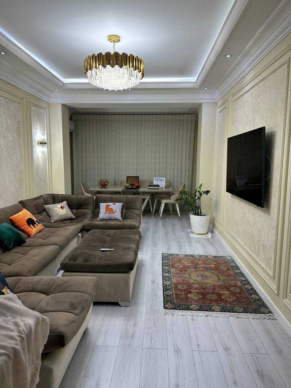 Новостройка, ор-р Skyline, 4 комнатная Евро ремонт 117м2