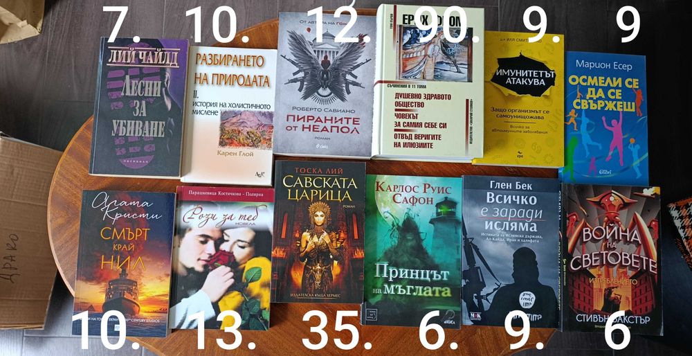 Много книги,за всеки по нещо