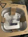 Chiuveta inox Franke 48x48 cm, baterie, oglinda si accesorii baie