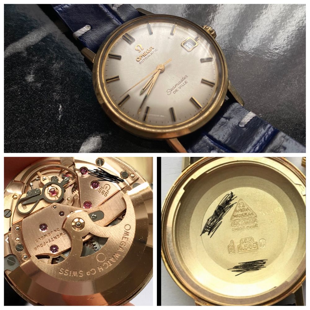 Ceas Omega Seamaster De Ville ,aur 14K