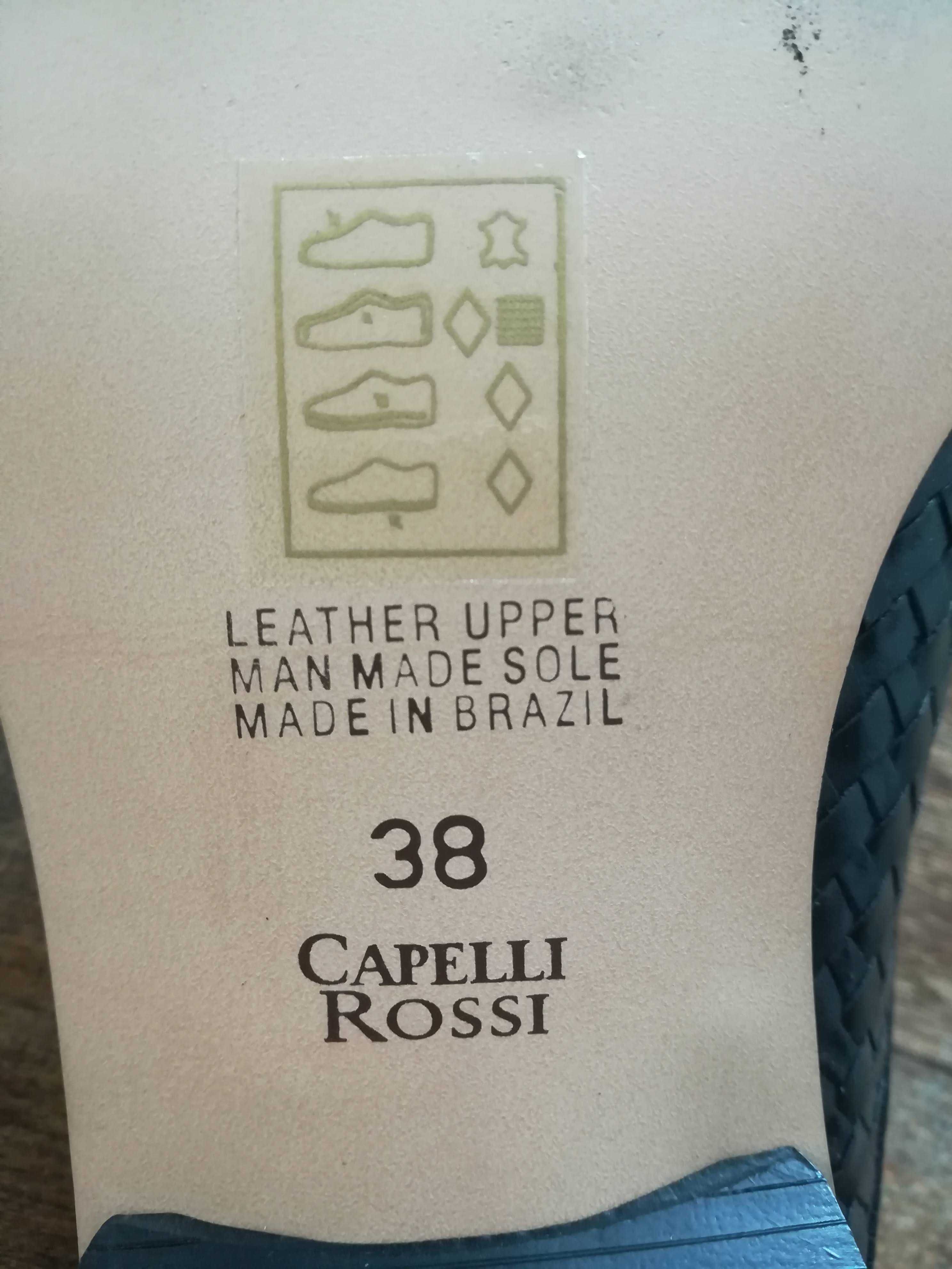 Saboti de dama Capelli Rossi, din piele naturala, marimea 38