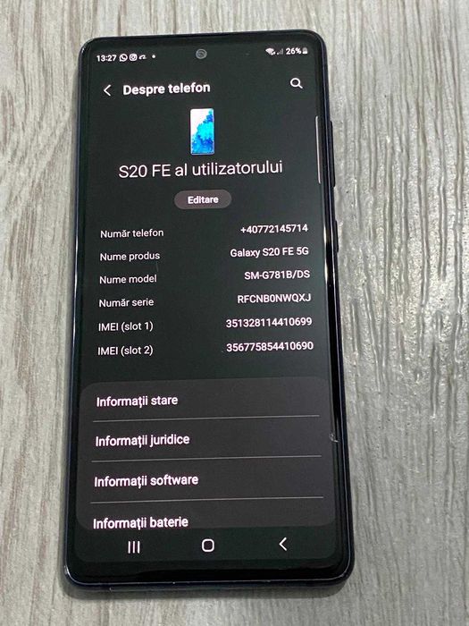 Galaxy S20 5G, 128 GB