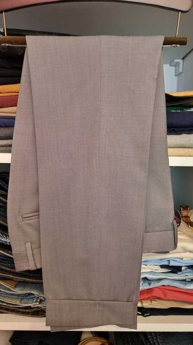 Pantaloni In Barbati Office Casual, Michael Coal, Italy, bej, mas. 46