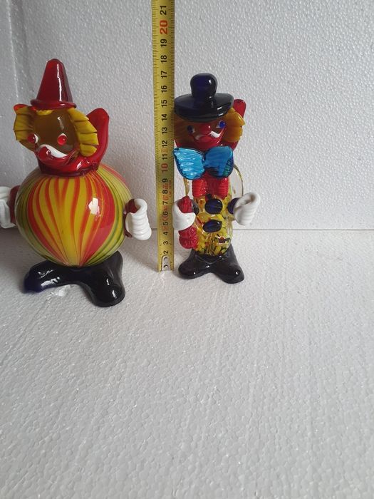 Clovni din sticlă de MURANO
