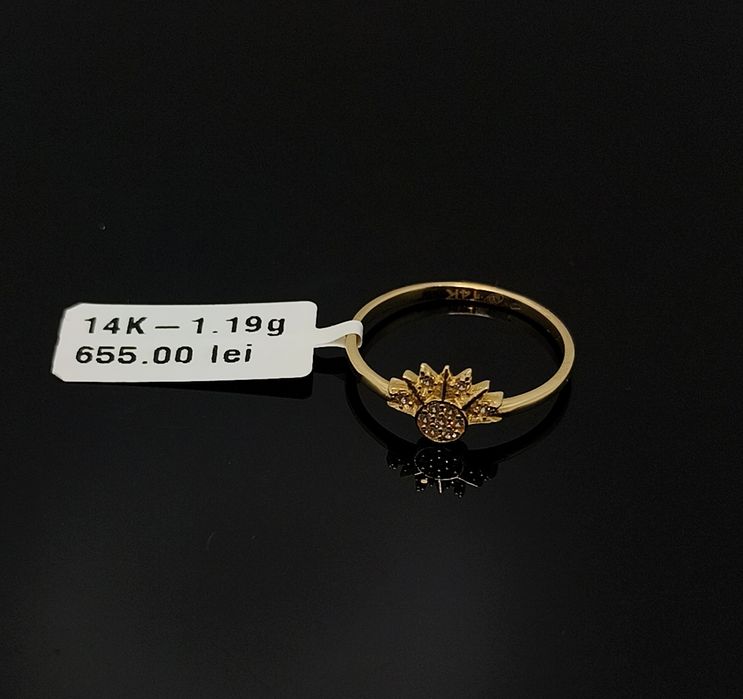 Bijuteria Royal inel din aur 14k 1.19 gr