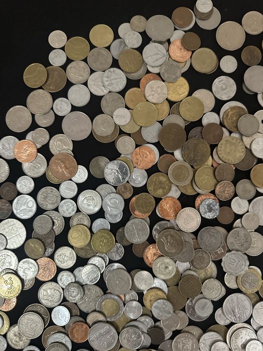 Lot URIAȘ peste 450 Monede Vechi – COLECȚIE EUROPEANĂ UNICĂ!