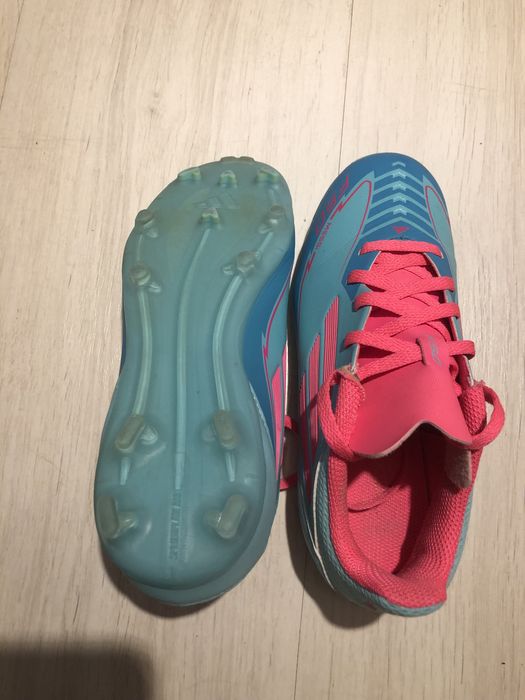 Ghete de fotbal adidas F50 League Messi FG/MG Junior - Mentă