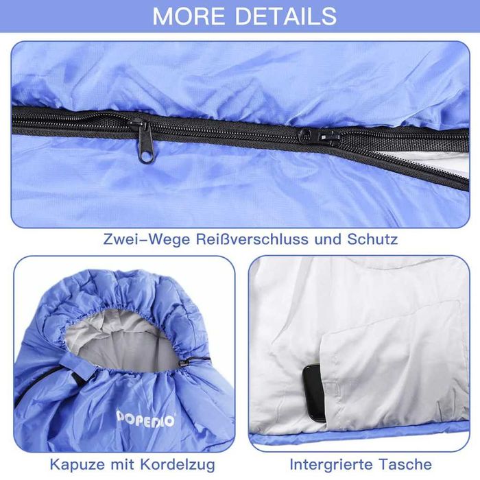 Sac de dormit, Dopedio, 220 x 81cm