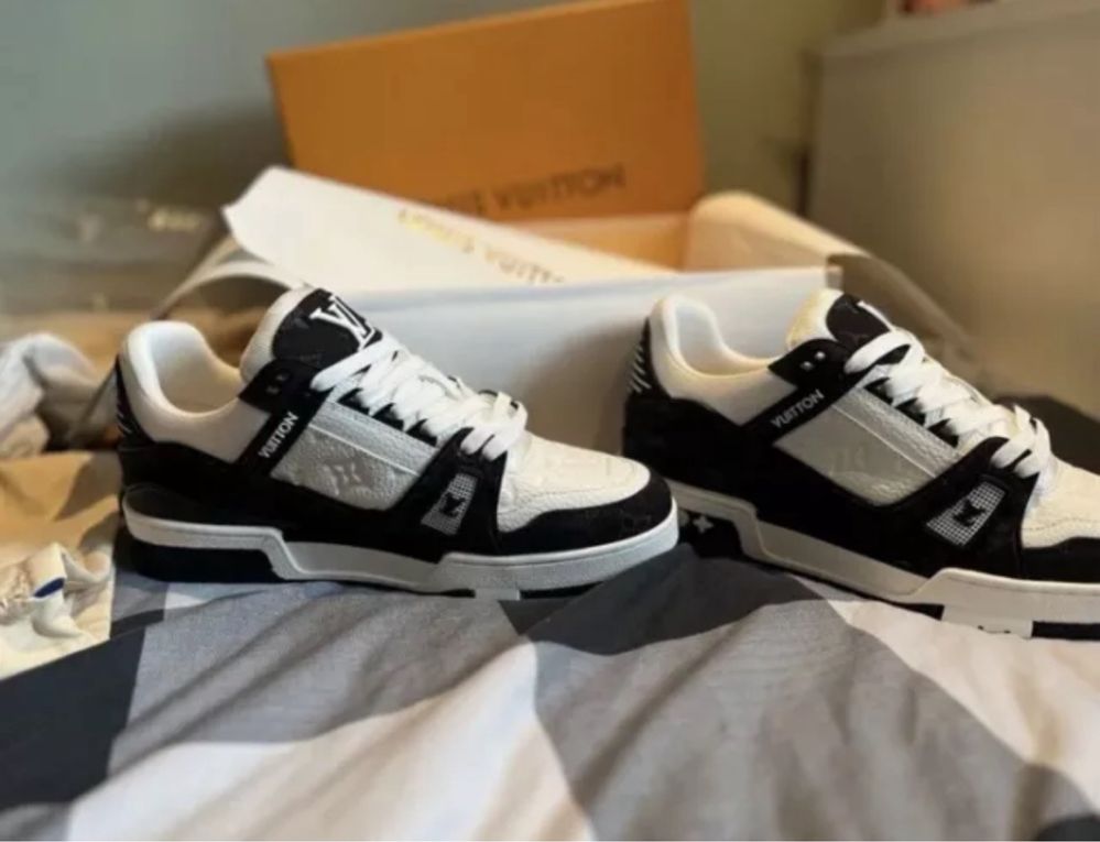 Trainer| Louis Vuitton| LV Adidasi Black &White