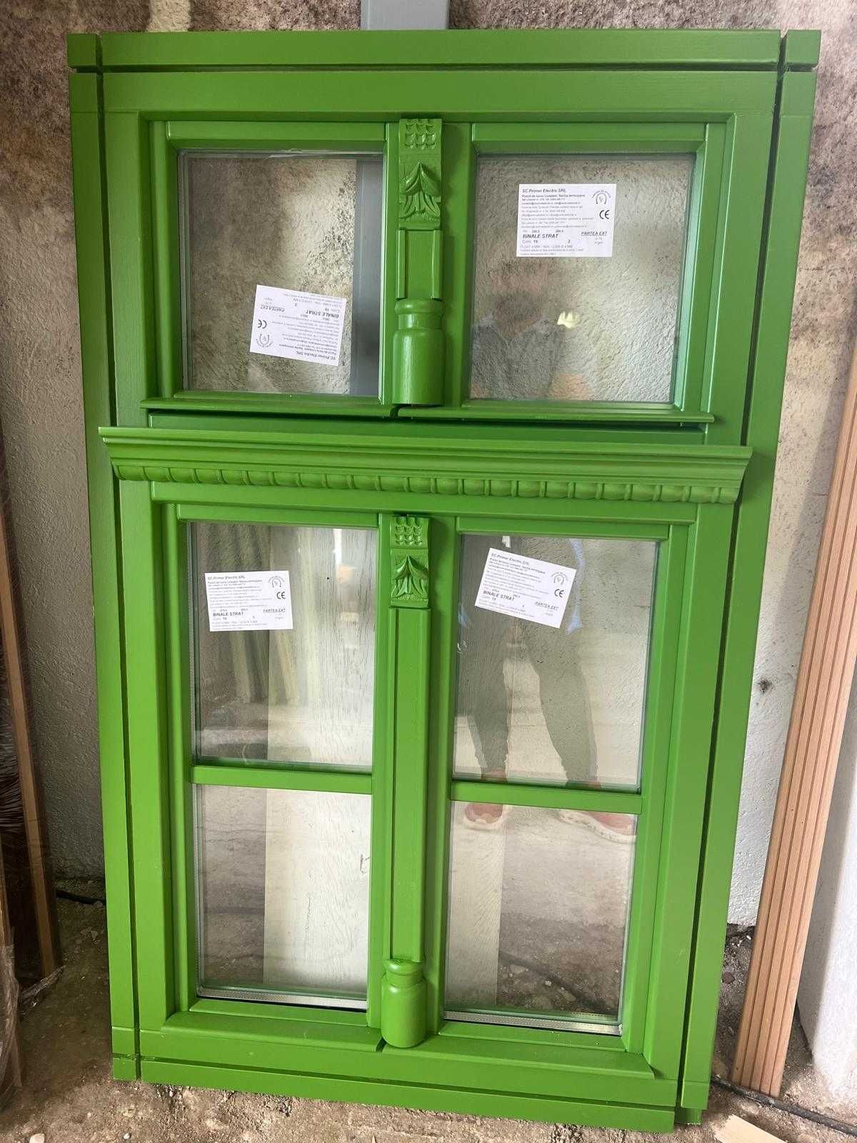 Ferestre din lemn stratificat-stejar, cireș, pin, meranti, nuc, paltin