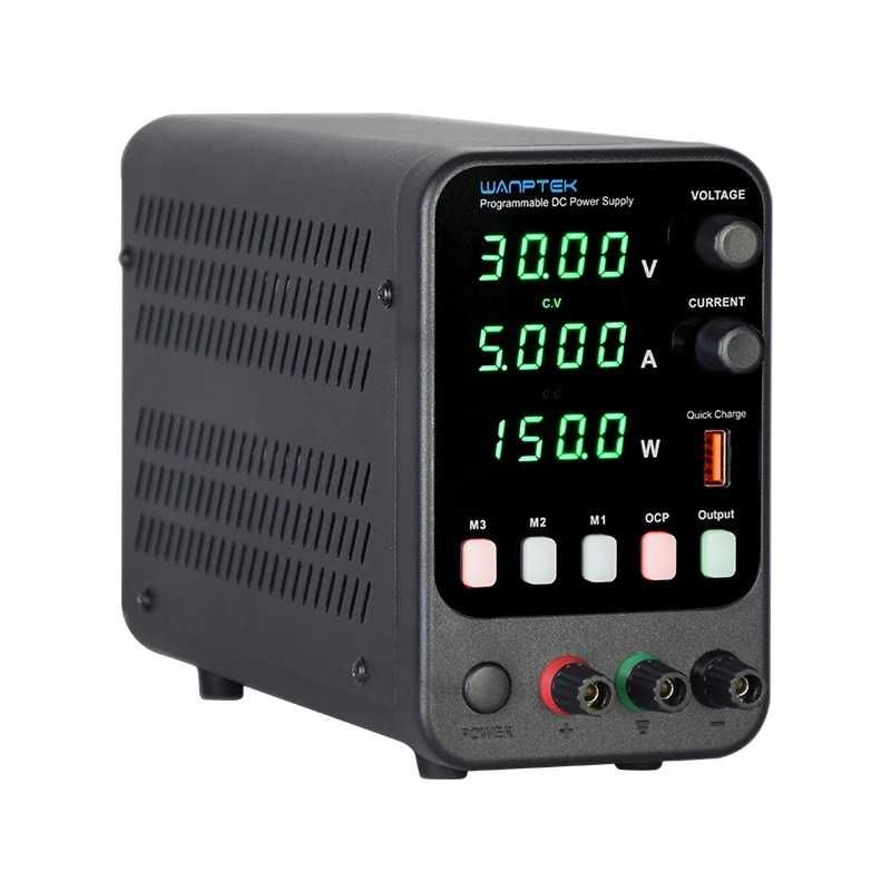 Лабораторно захранване APS305H, 0~30VDC, 0~5A, 1 канал, 3 програми