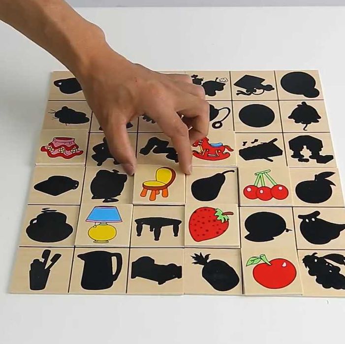 Игра на сенки Стем Монтесори Образователна асоциация и игра за памет