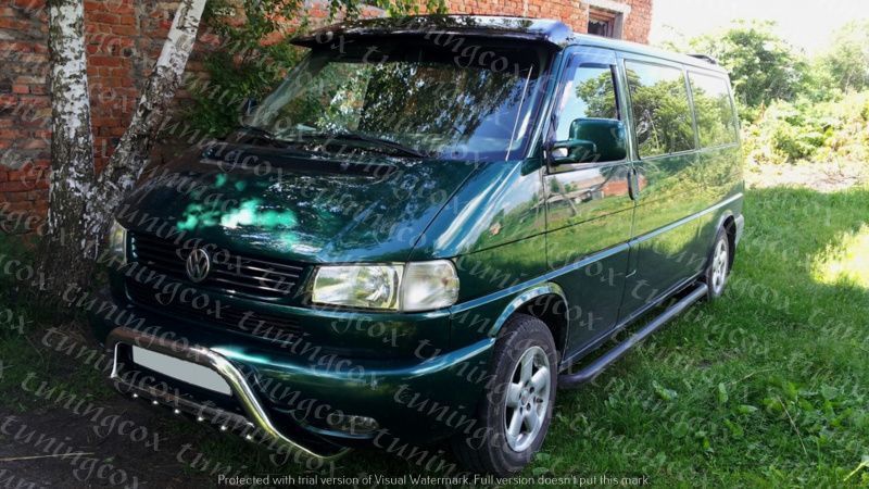 vw t4  inox,manere usi inox, capace oglinzi, deflector cap,husa capota