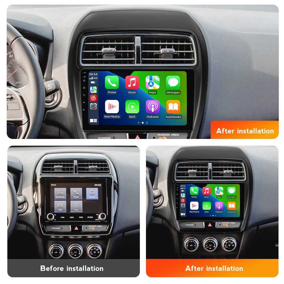 Navigatie Android 13 Mitsubishi ASX 2016 2022 1/8 Gb Waze CarPlay