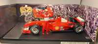 Machetă Ferrari F2001 Michael Schumacher 52 wins 1/18