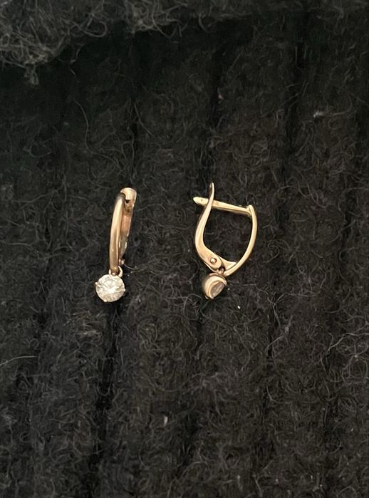 Серьги золото 585