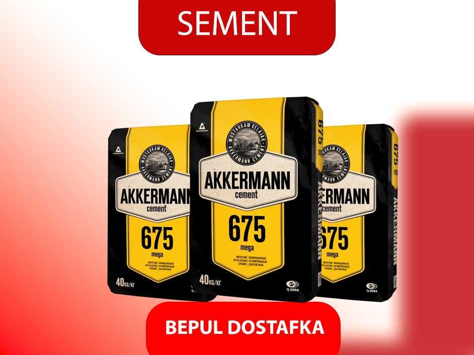 Цемент арзон sement arzon cement arzon AKKERMANN M675