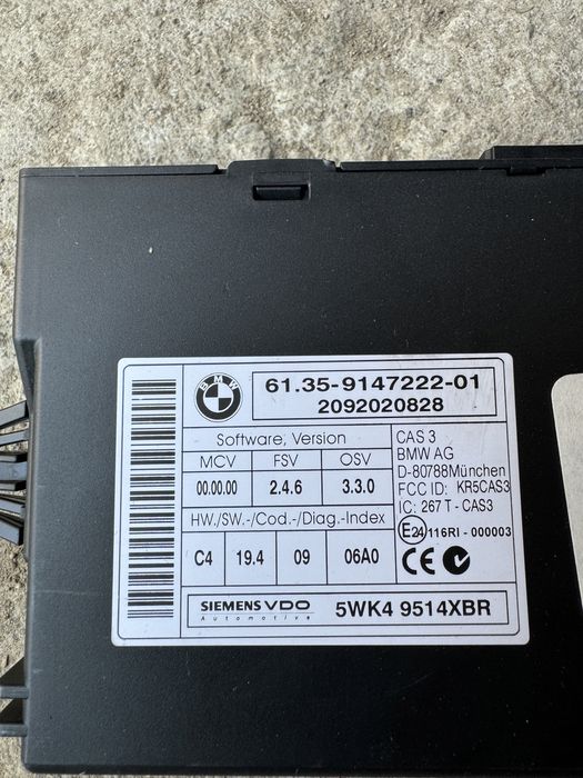 Компютър,ключ,кас модул бмв х5,е70(kompiutur,klich,cas bmw x5,e70)