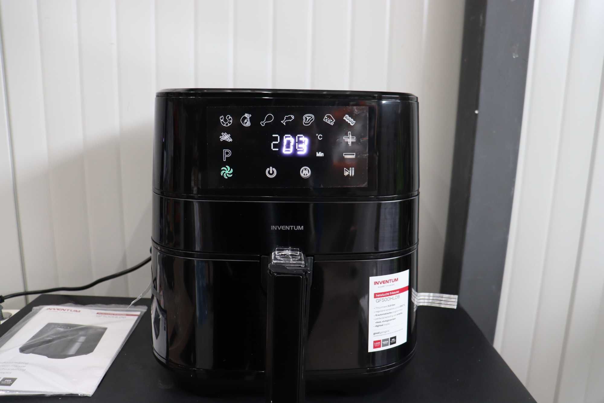 Air Fryer 5L, INVENTUM Въздушен фритюрник GF500HLD, транспортен дефект
