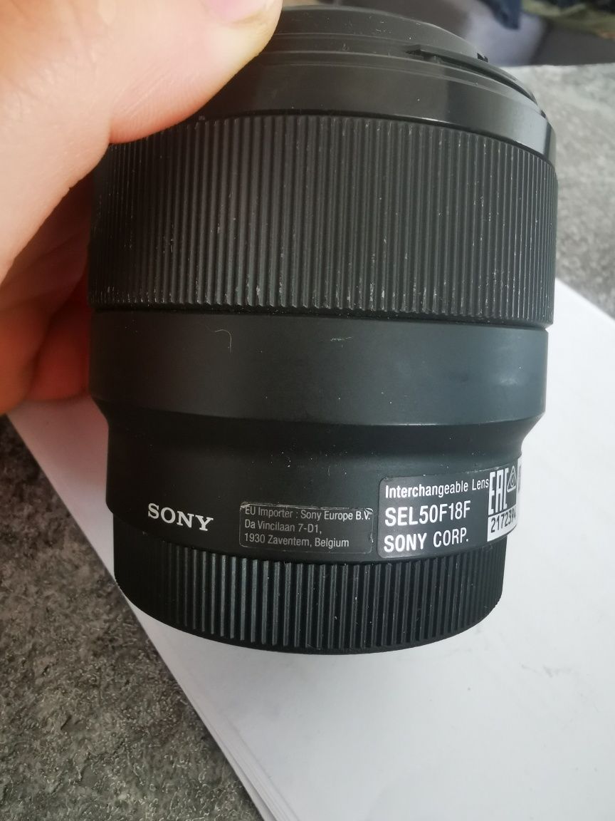 Obiectiv Sony FE 1.8 50 mm